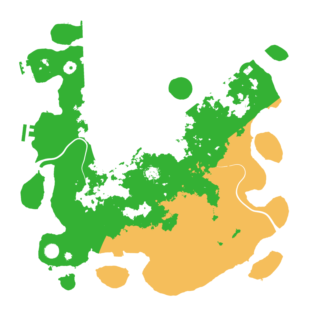 Biome Rust Map: Procedural Map, Size: 3700, Seed: 1645354197