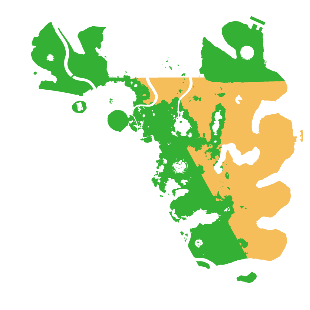 Biome Rust Map: Procedural Map, Size: 4000, Seed: 174245