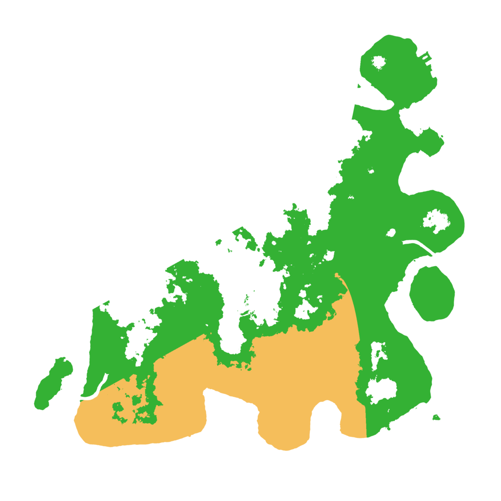 Biome Rust Map: Procedural Map, Size: 3500, Seed: 1538738218