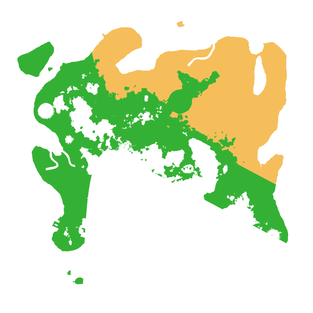 Biome Rust Map: Procedural Map, Size: 3500, Seed: 1759208102