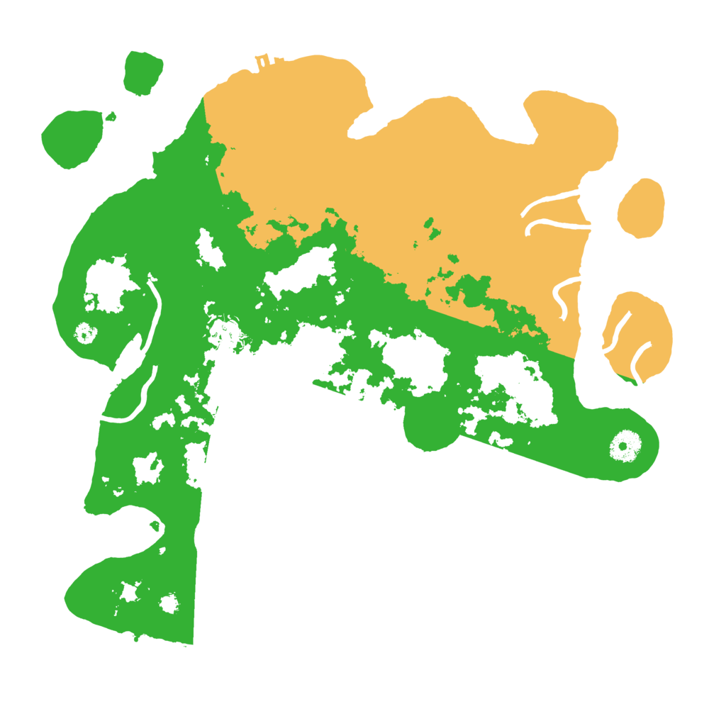 Biome Rust Map: Procedural Map, Size: 3500, Seed: 12211874