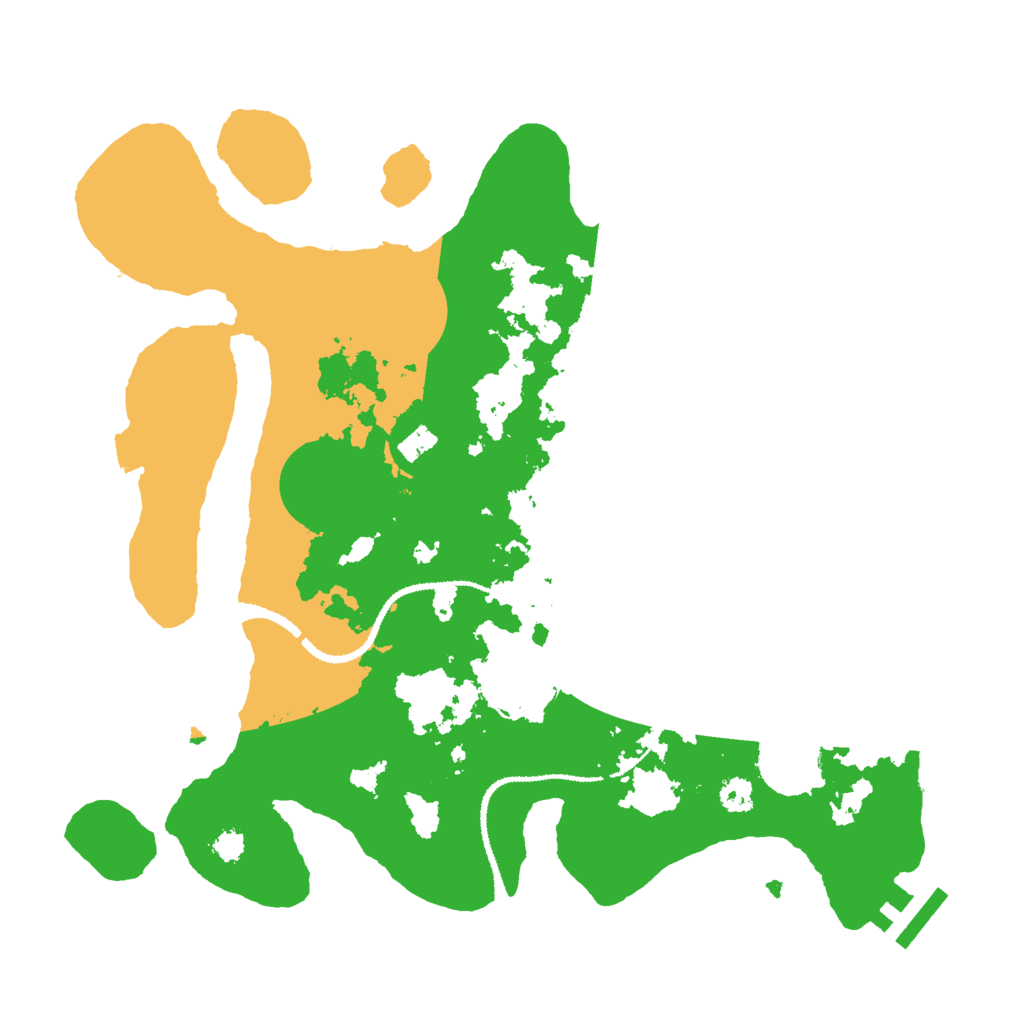 Biome Rust Map: Procedural Map, Size: 3000, Seed: 67305744