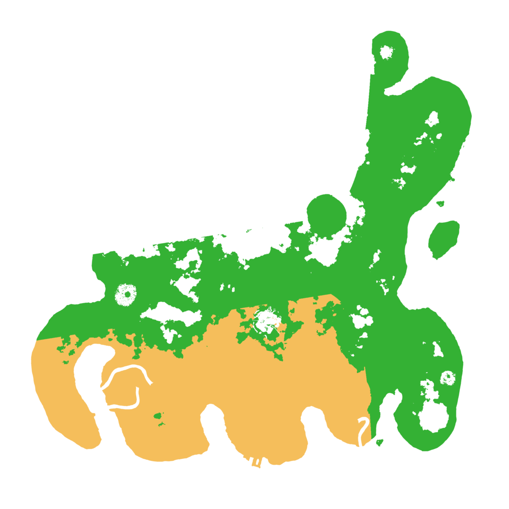 Biome Rust Map: Procedural Map, Size: 3500, Seed: 1057630538