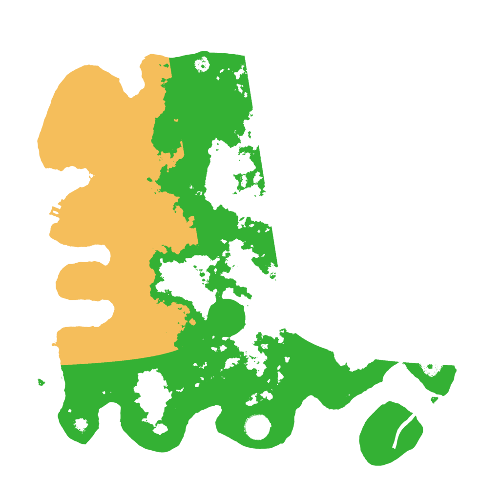 Biome Rust Map: Procedural Map, Size: 3500, Seed: 96856578