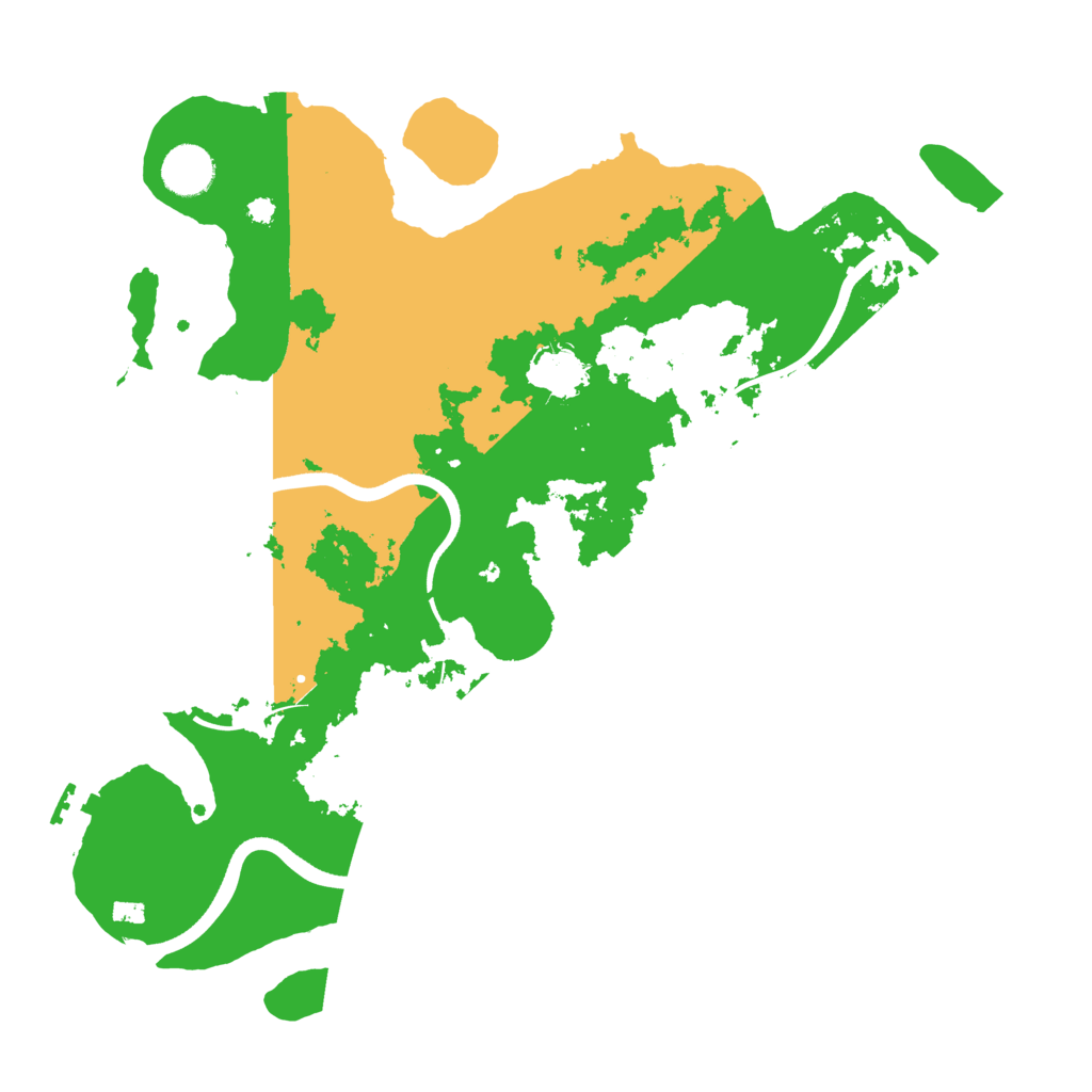 Biome Rust Map: Procedural Map, Size: 3700, Seed: 1230920727
