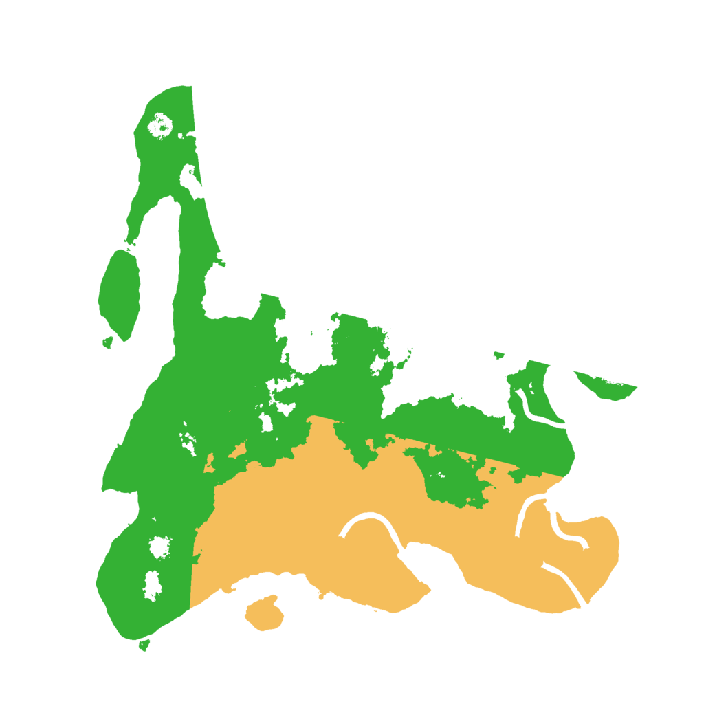 Biome Rust Map: Procedural Map, Size: 3000, Seed: 1623312