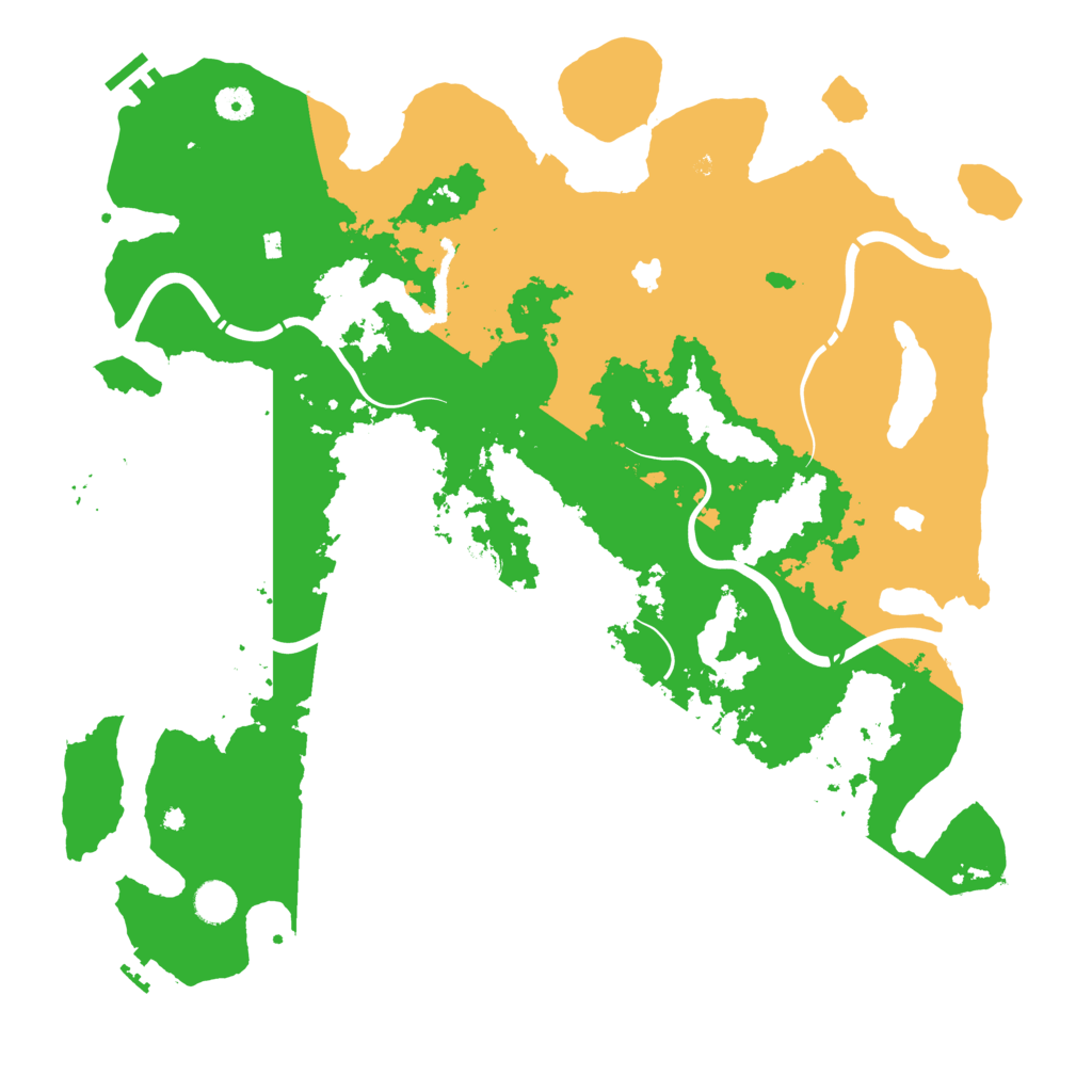 Biome Rust Map: Procedural Map, Size: 4500, Seed: 289248828