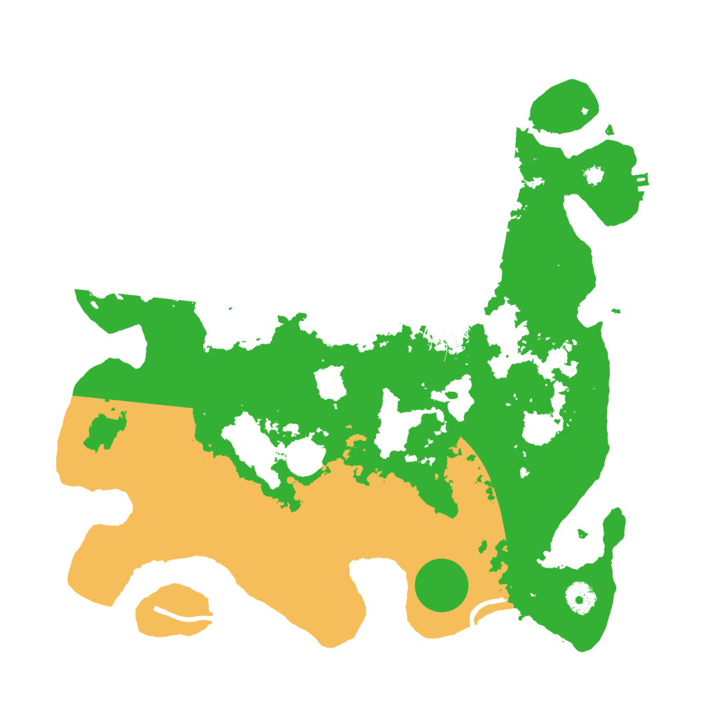 Biome Rust Map: Procedural Map, Size: 3500, Seed: 67641897