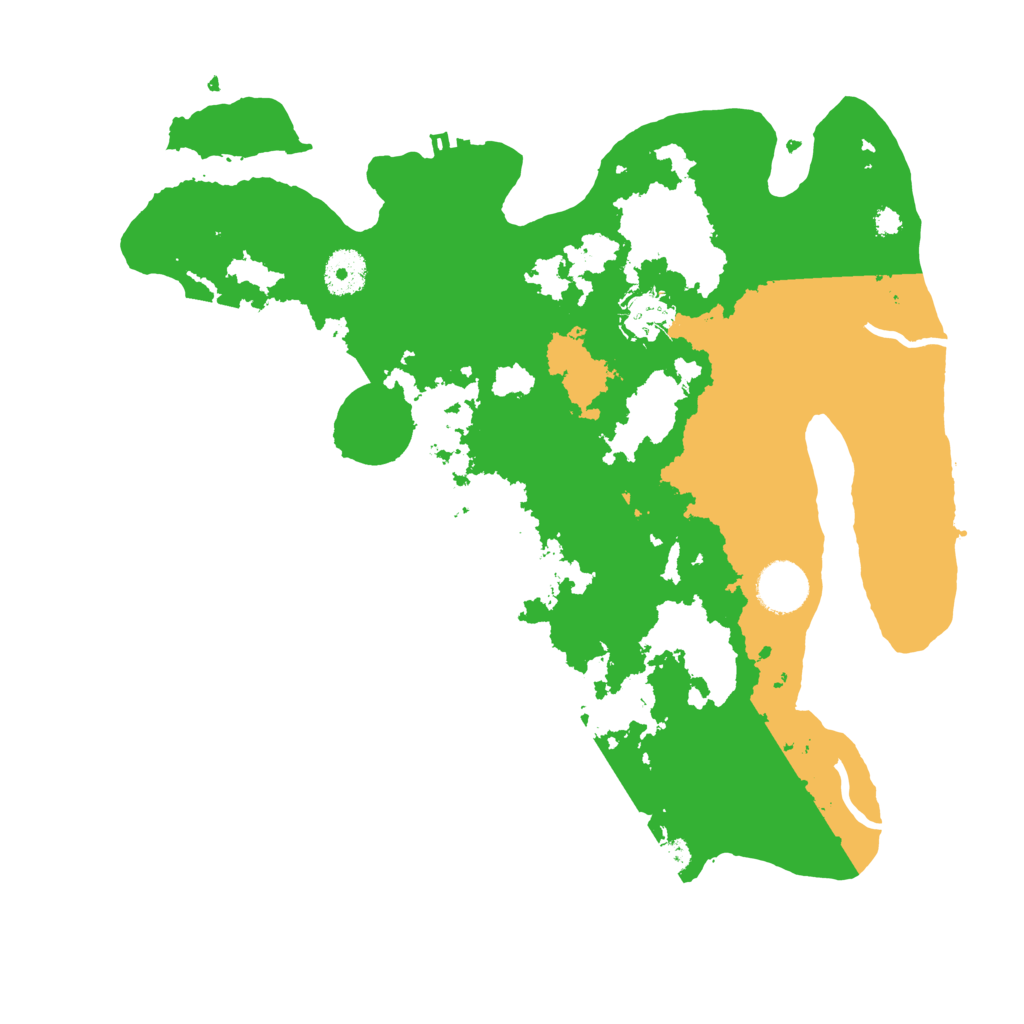 Biome Rust Map: Procedural Map, Size: 3500, Seed: 66774768