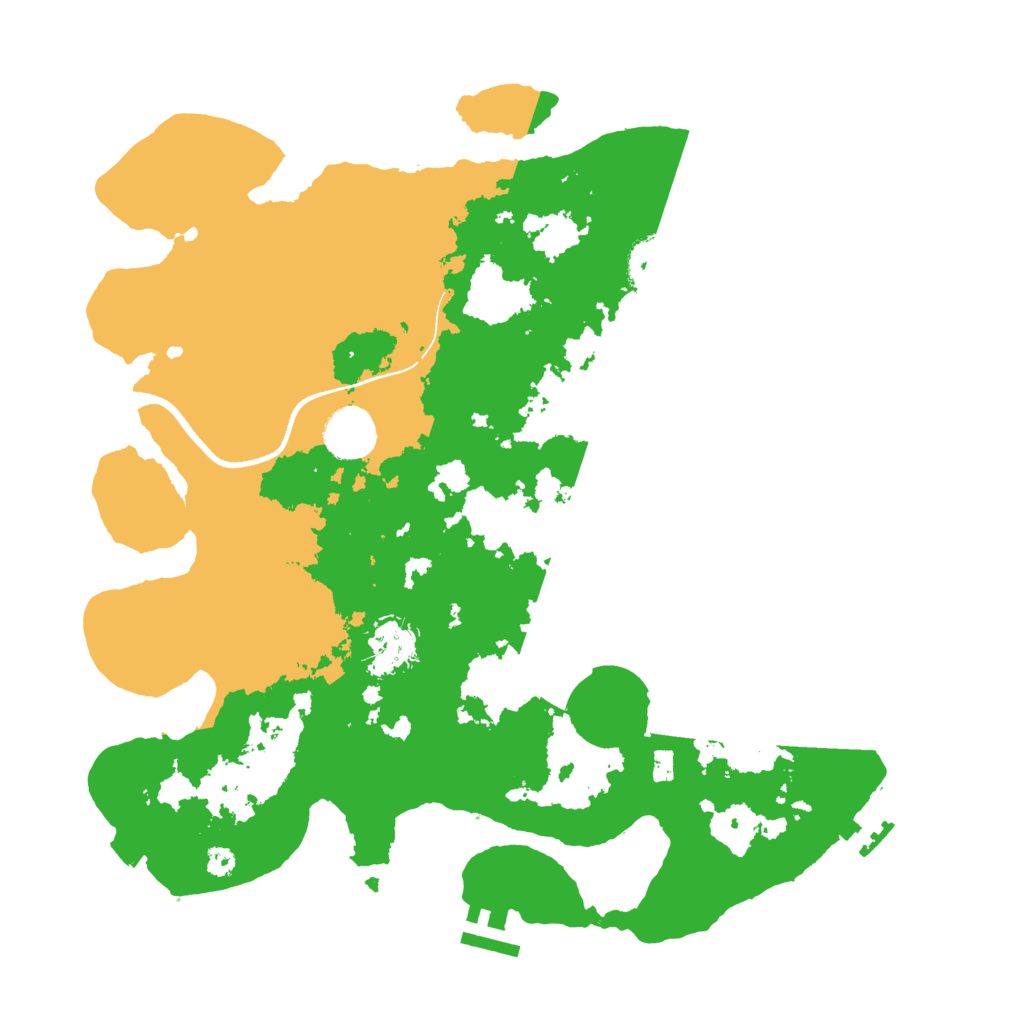 Biome Rust Map: Procedural Map, Size: 3500, Seed: 1411654167