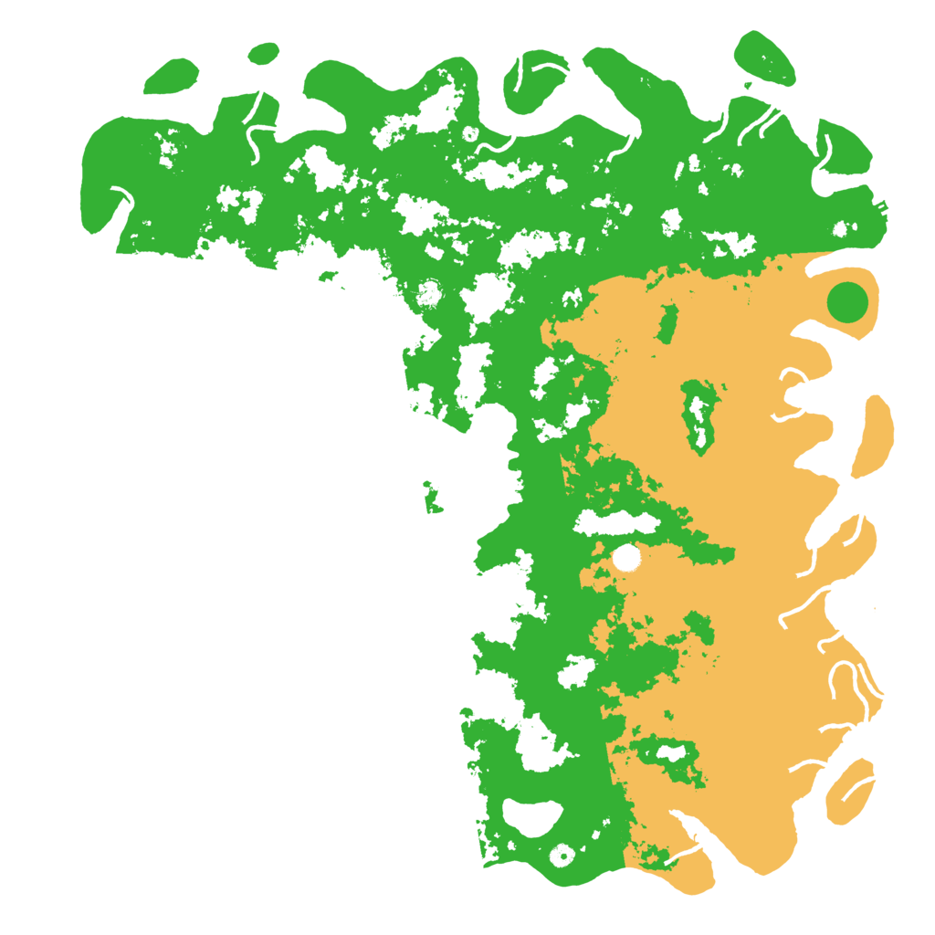 Biome Rust Map: Procedural Map, Size: 6000, Seed: 53757