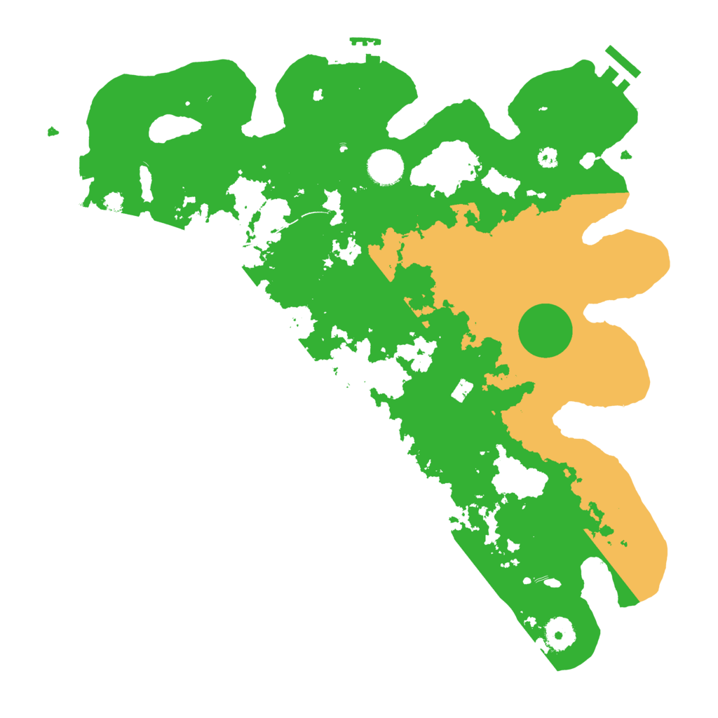 Biome Rust Map: Procedural Map, Size: 3500, Seed: 17730388