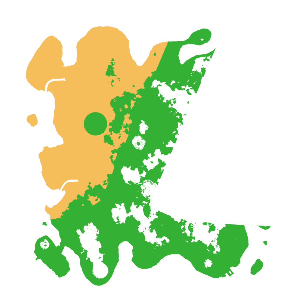Biome Rust Map: Procedural Map, Size: 3500, Seed: 953445