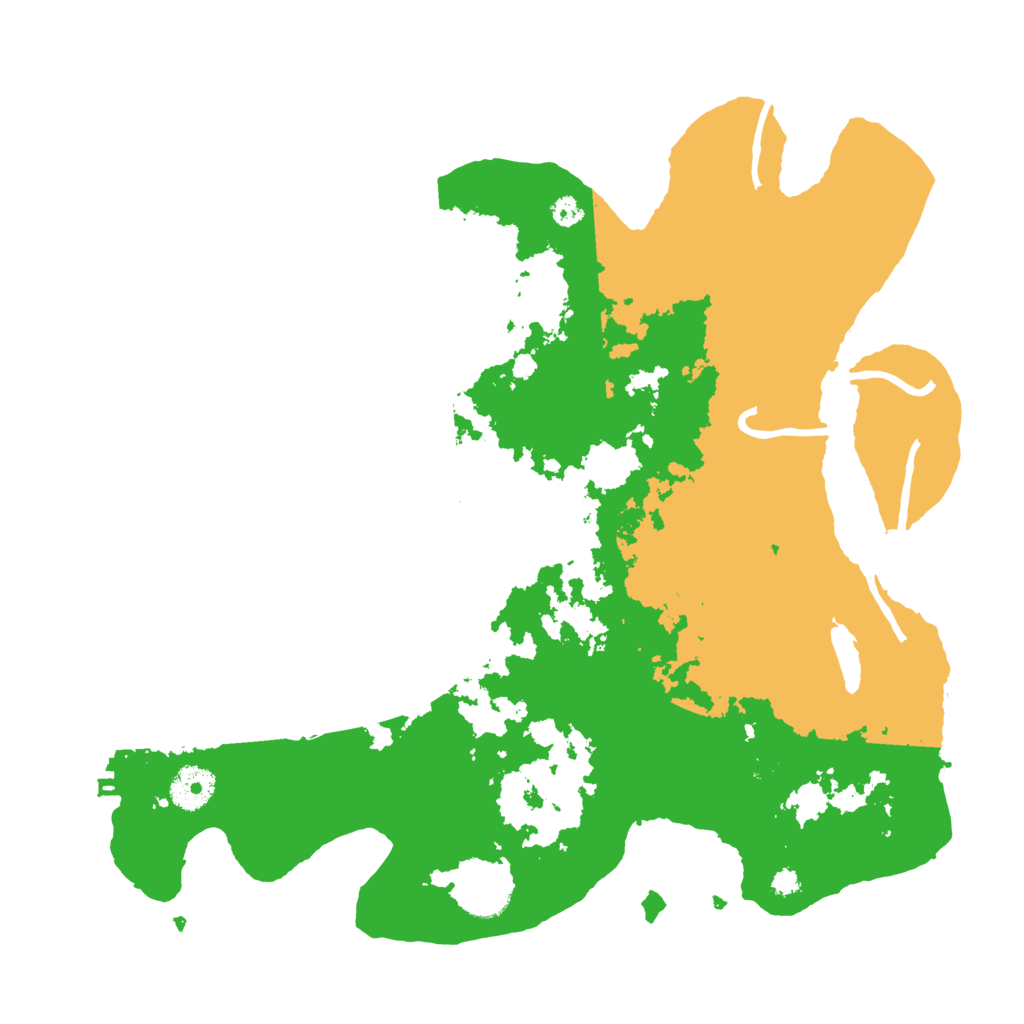 Biome Rust Map: Procedural Map, Size: 3500, Seed: 30715859