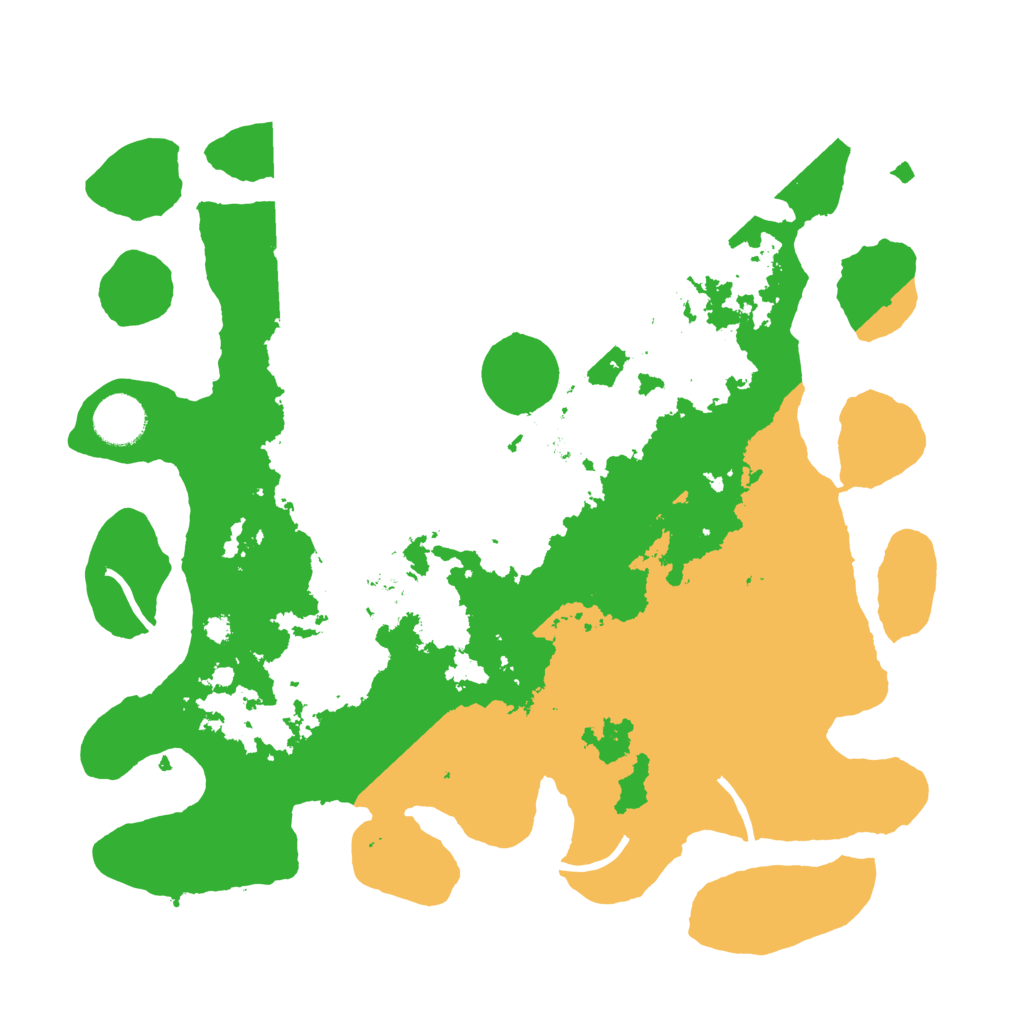 Biome Rust Map: Procedural Map, Size: 3500, Seed: 1107822925