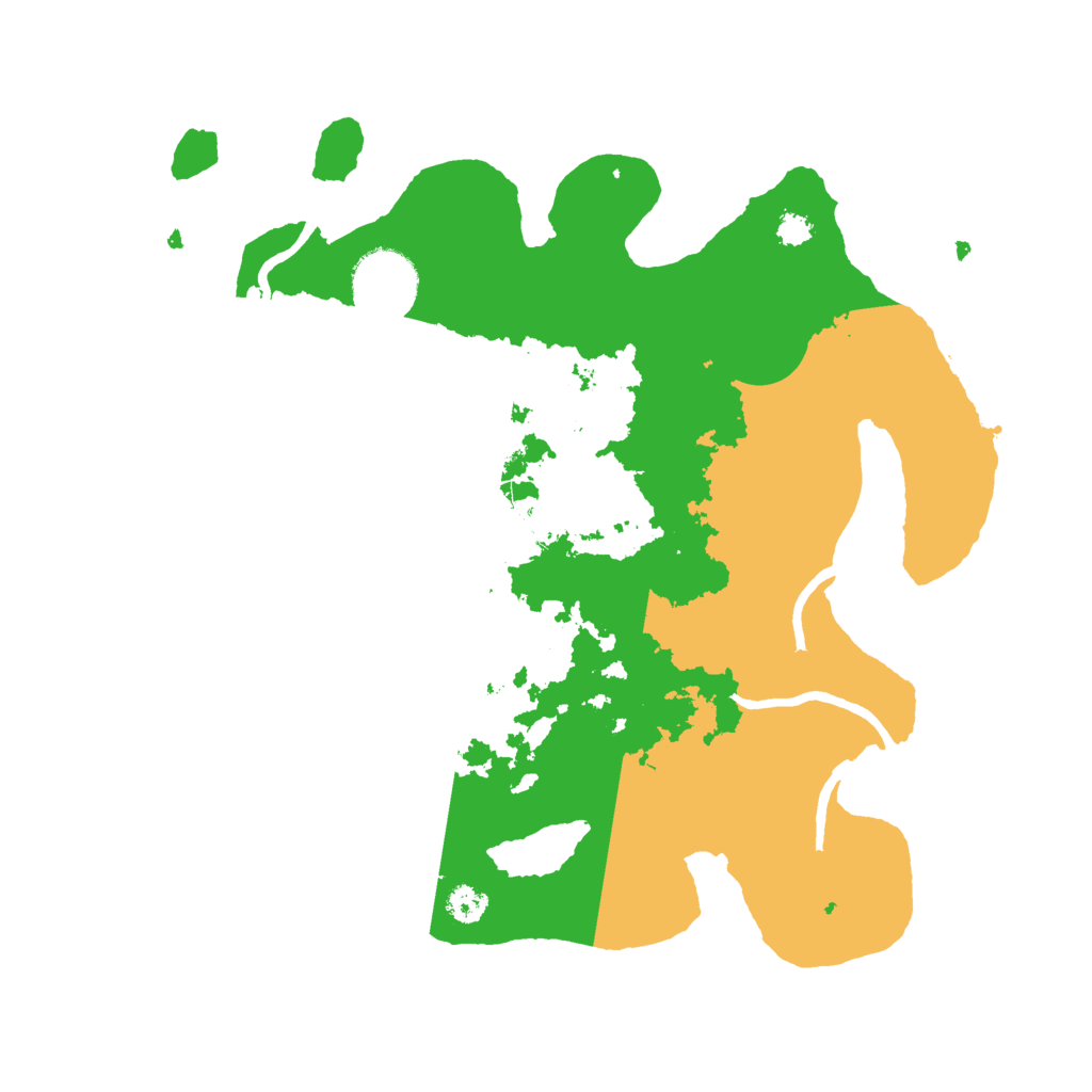 Biome Rust Map: Procedural Map, Size: 3000, Seed: 288441375