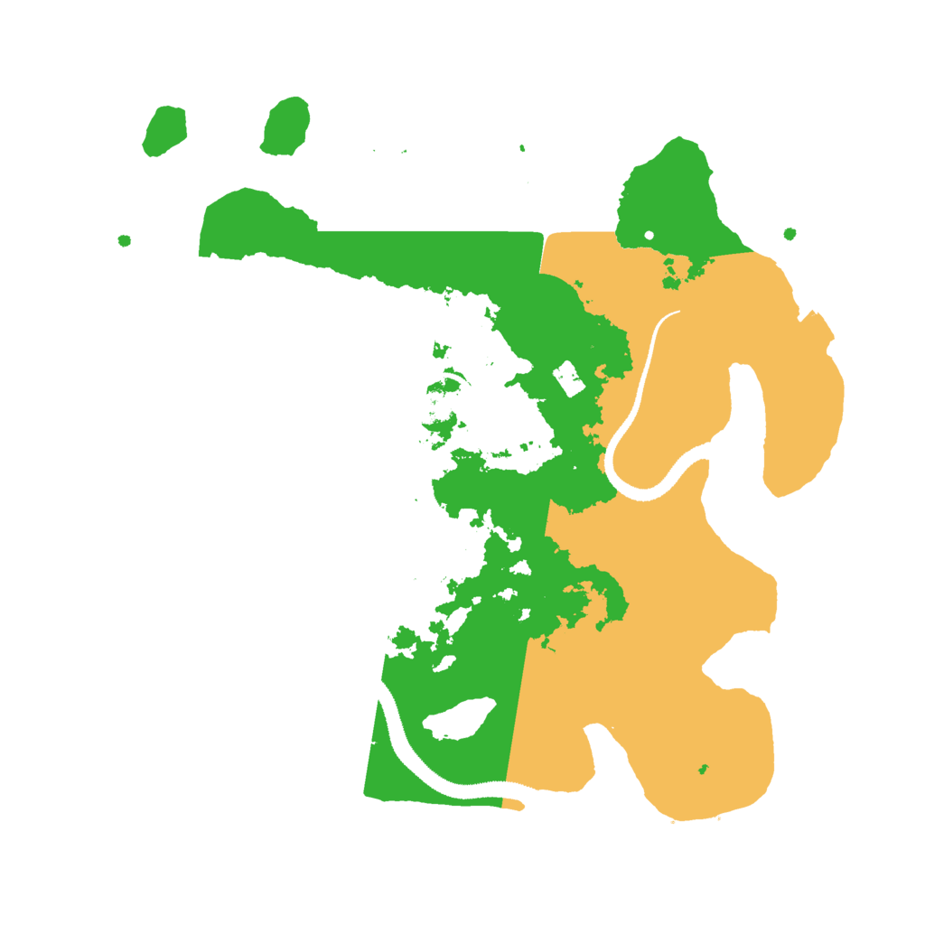 Biome Rust Map: Procedural Map, Size: 3000, Seed: 288441375