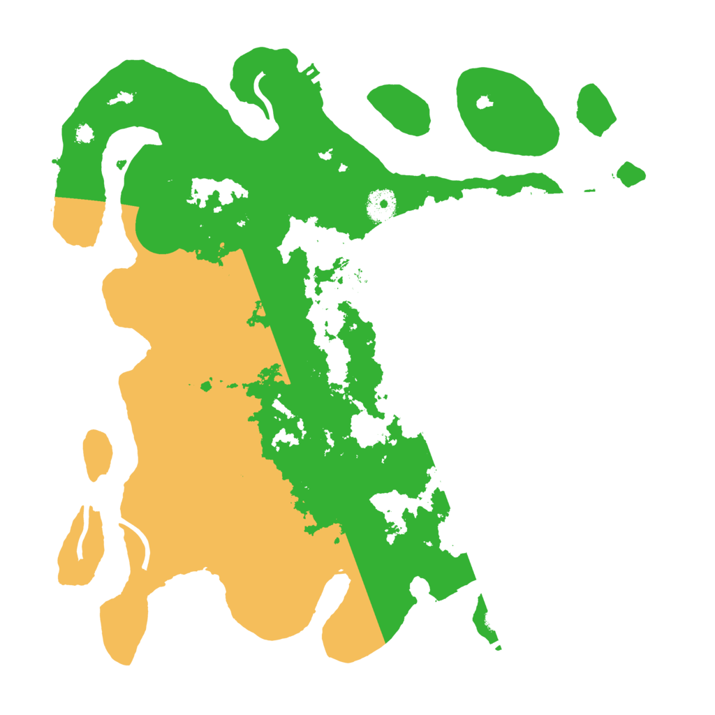 Biome Rust Map: Procedural Map, Size: 3500, Seed: 610335754