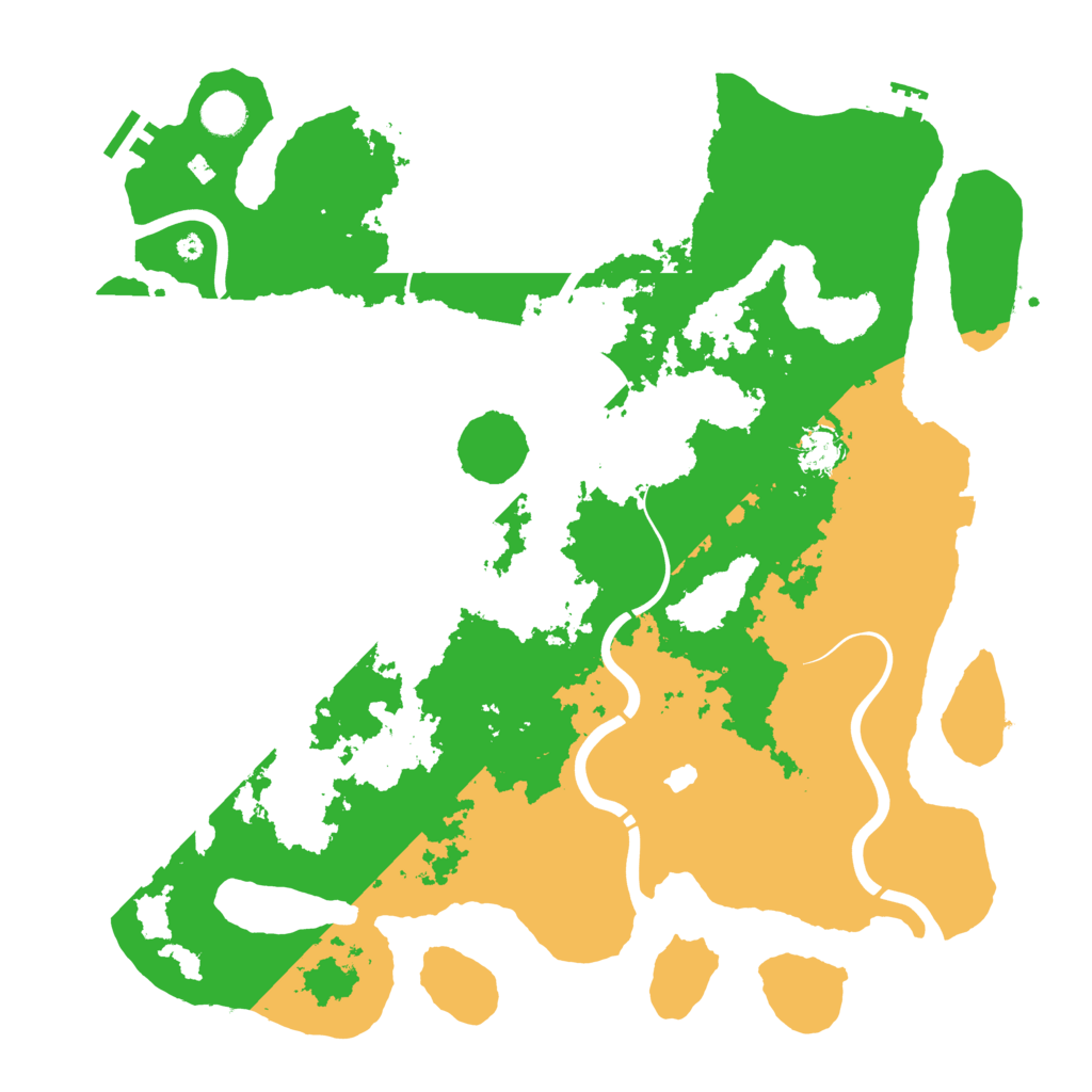 Biome Rust Map: Procedural Map, Size: 4250, Seed: 475884543