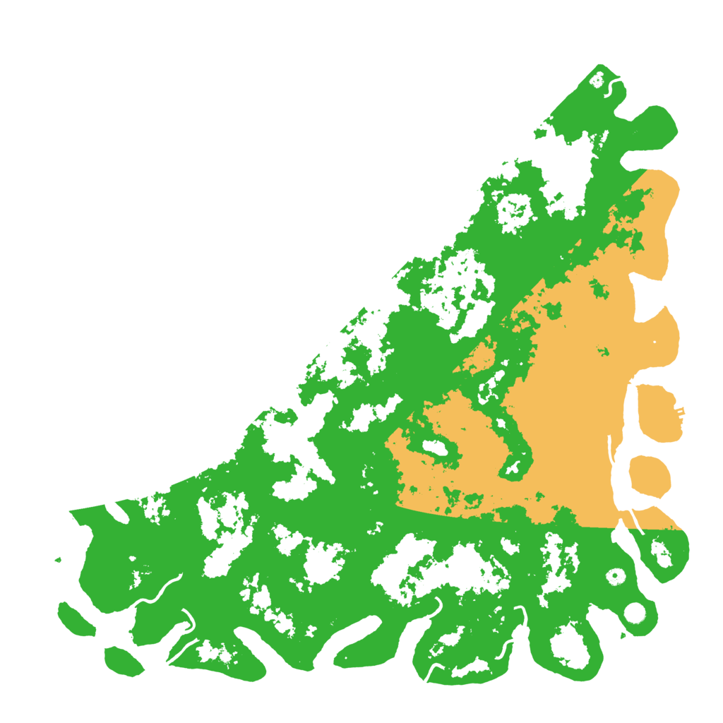 Biome Rust Map: Procedural Map, Size: 6000, Seed: 374102683