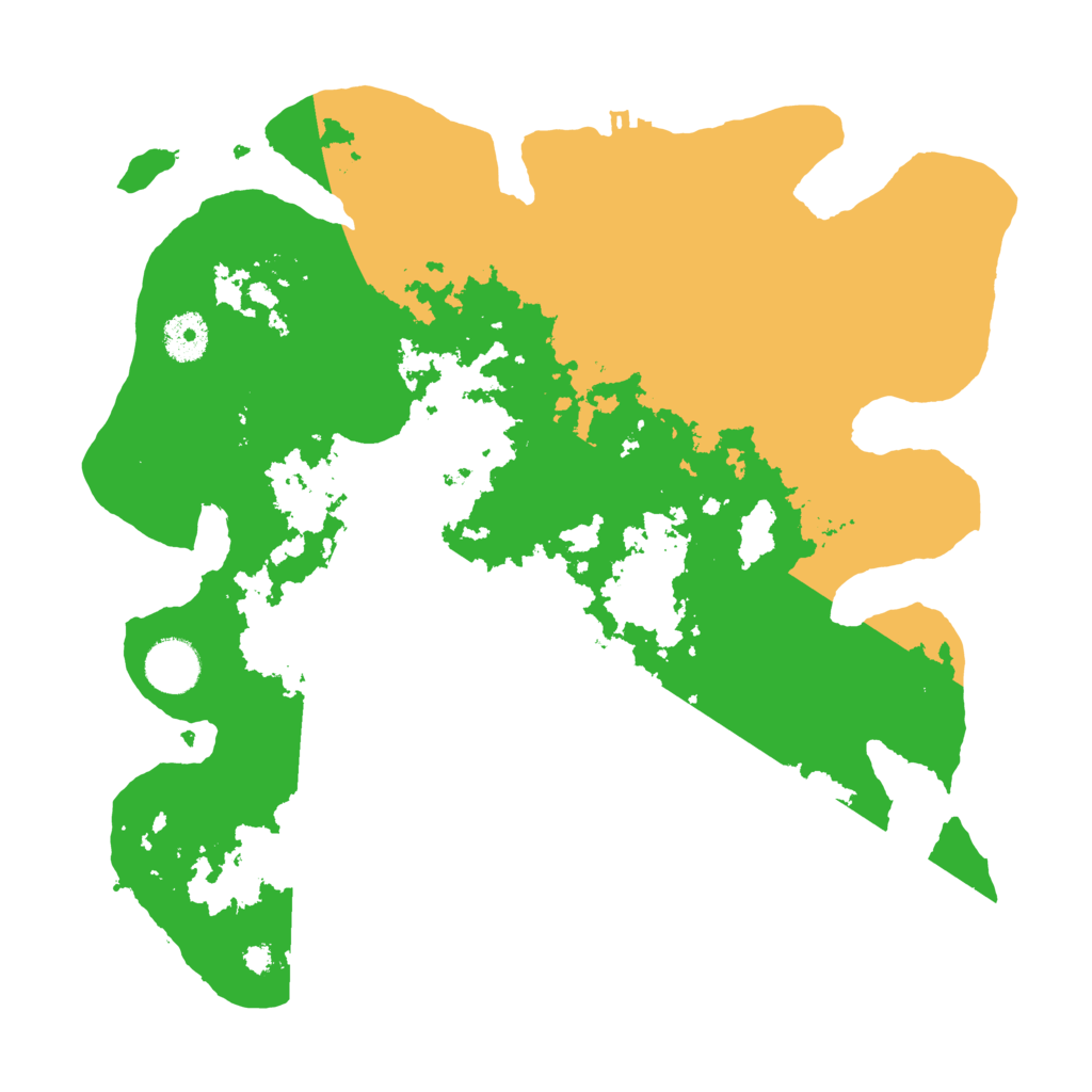 Biome Rust Map: Procedural Map, Size: 3500, Seed: 323576