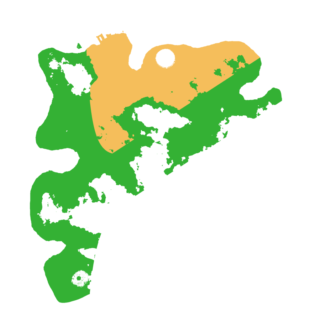 Biome Rust Map: Procedural Map, Size: 3000, Seed: 2452732