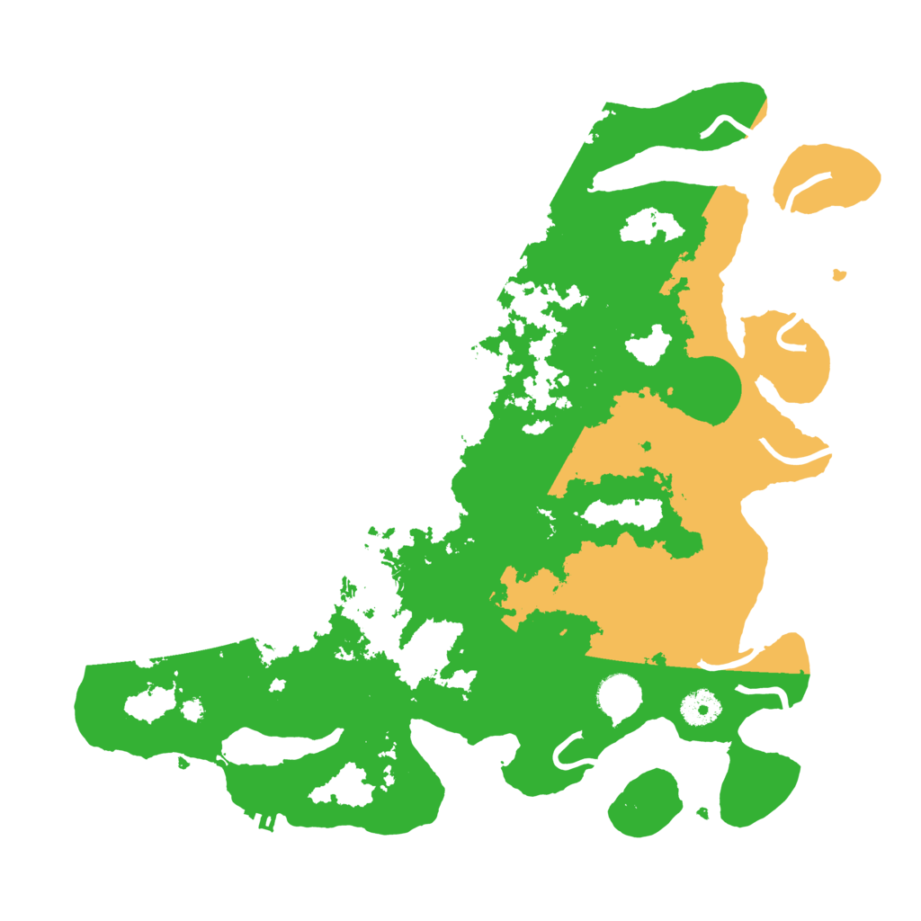 Biome Rust Map: Procedural Map, Size: 3700, Seed: 1681660631