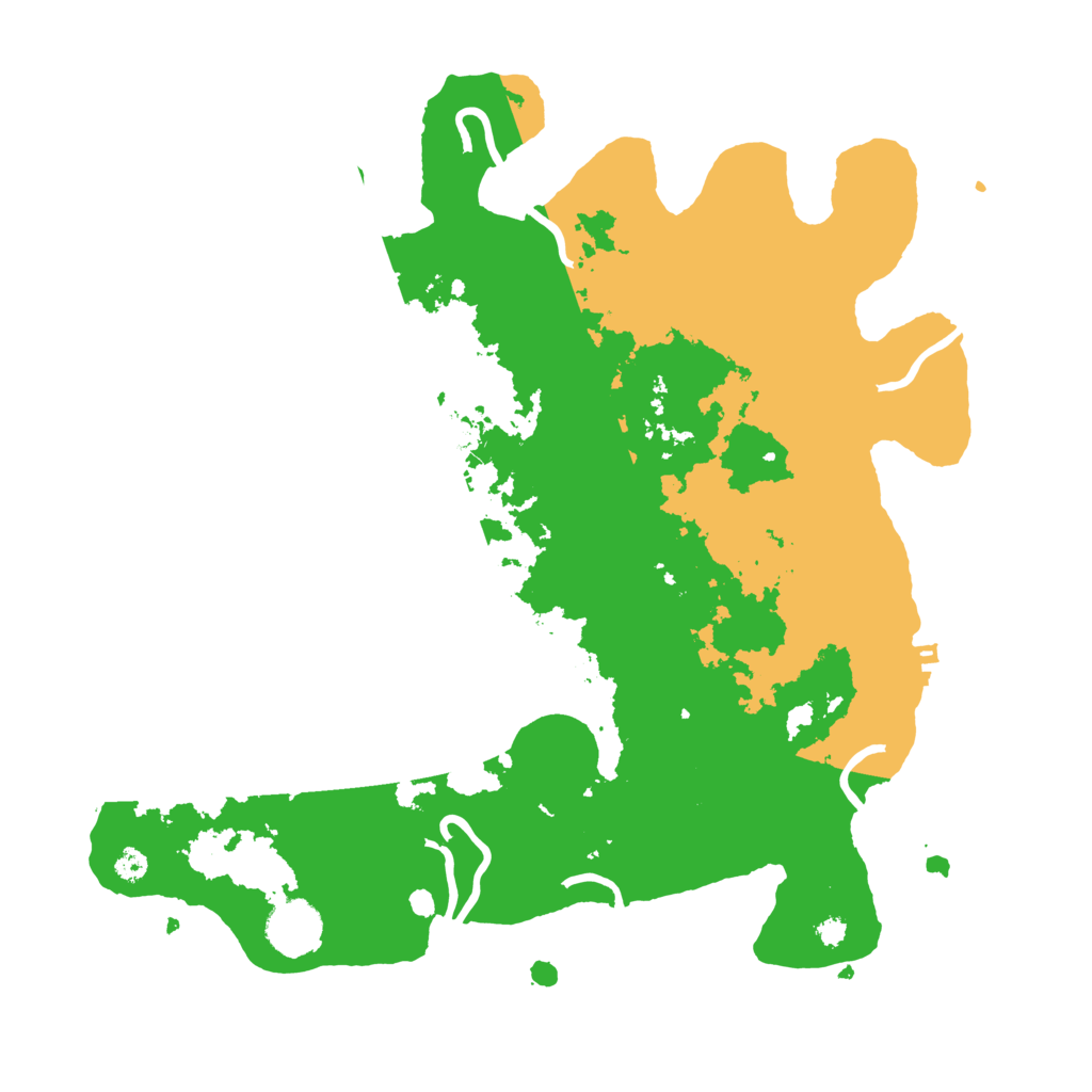 Biome Rust Map: Procedural Map, Size: 3500, Seed: 1423219436