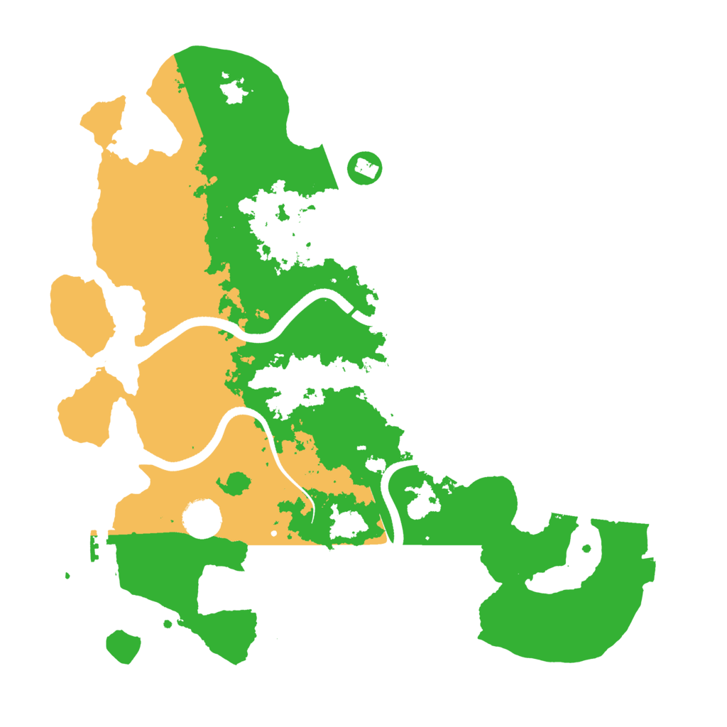 Biome Rust Map: Procedural Map, Size: 3500, Seed: 1394969555