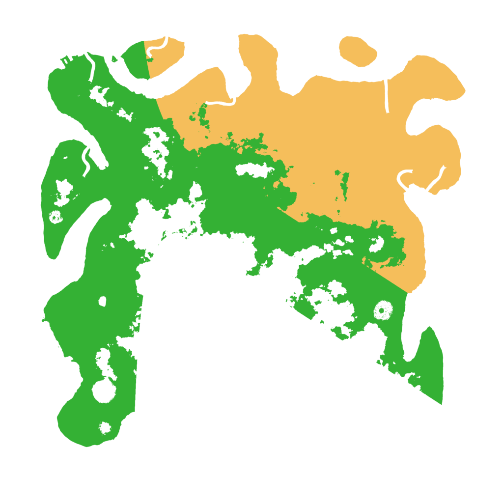 Biome Rust Map: Procedural Map, Size: 3950, Seed: 44624363
