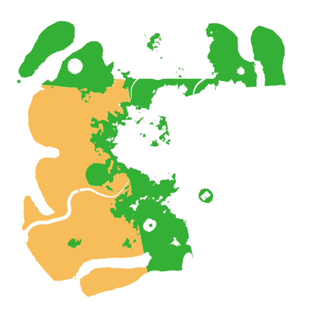 Biome Rust Map: Procedural Map, Size: 3700, Seed: 513664900