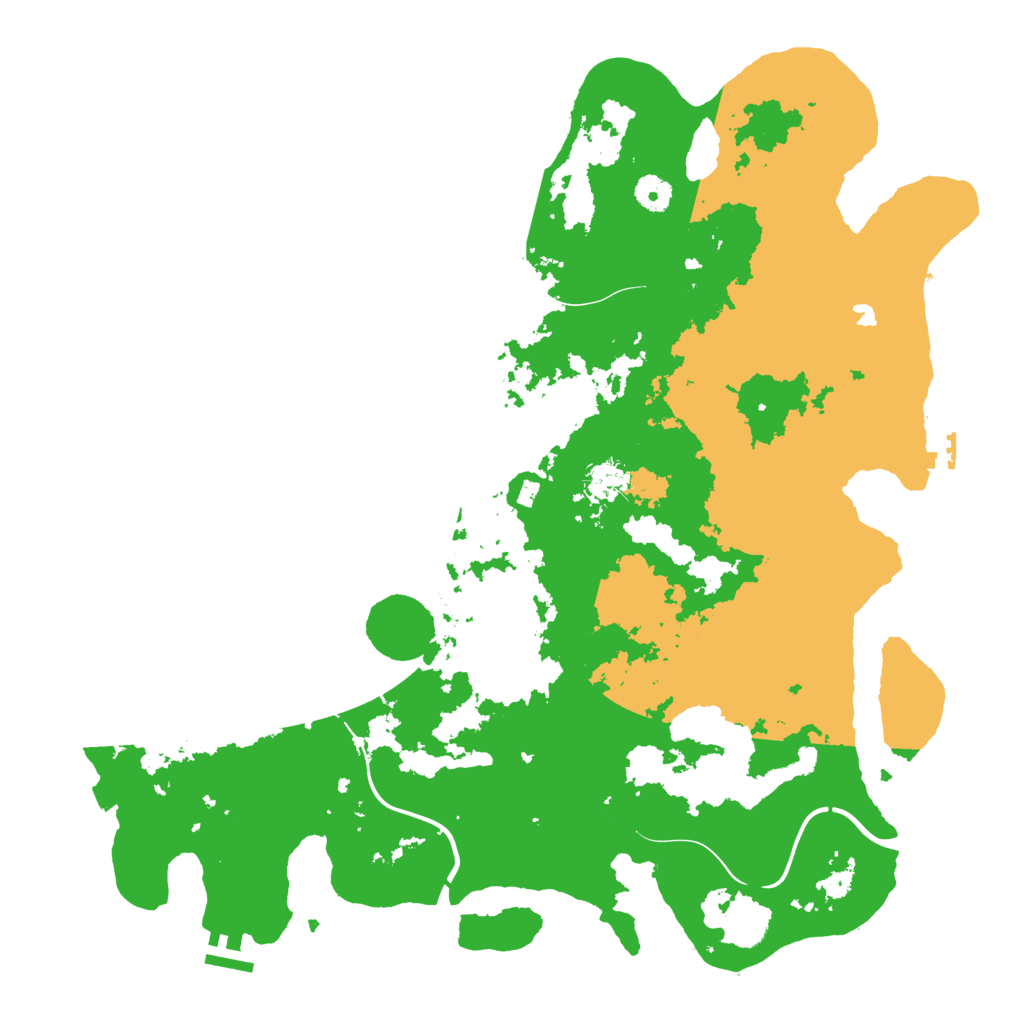 Biome Rust Map: Procedural Map, Size: 4250, Seed: 49842385