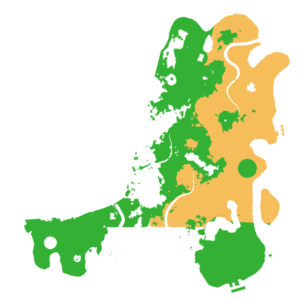 Biome Rust Map: Procedural Map, Size: 4250, Seed: 49842385