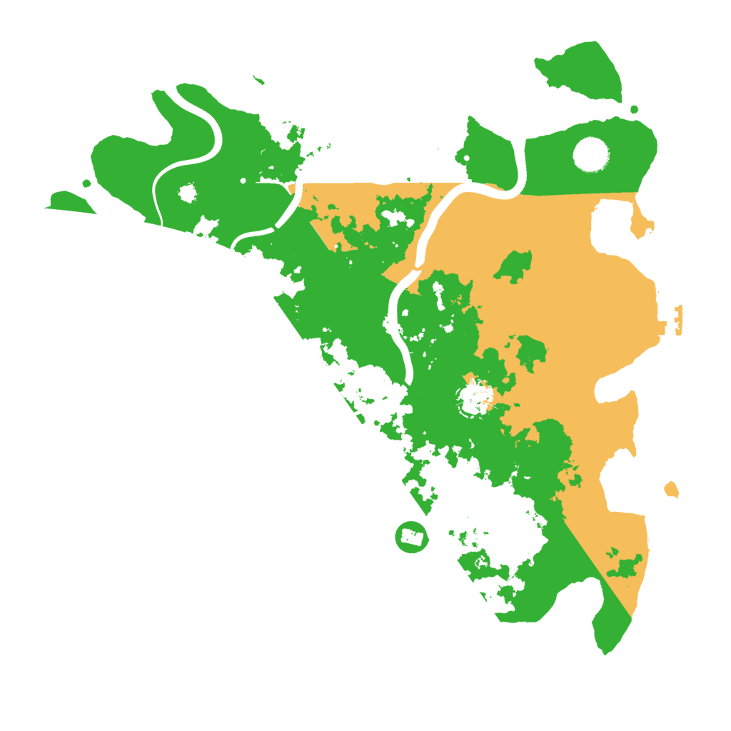 Biome Rust Map: Procedural Map, Size: 3650, Seed: 658785