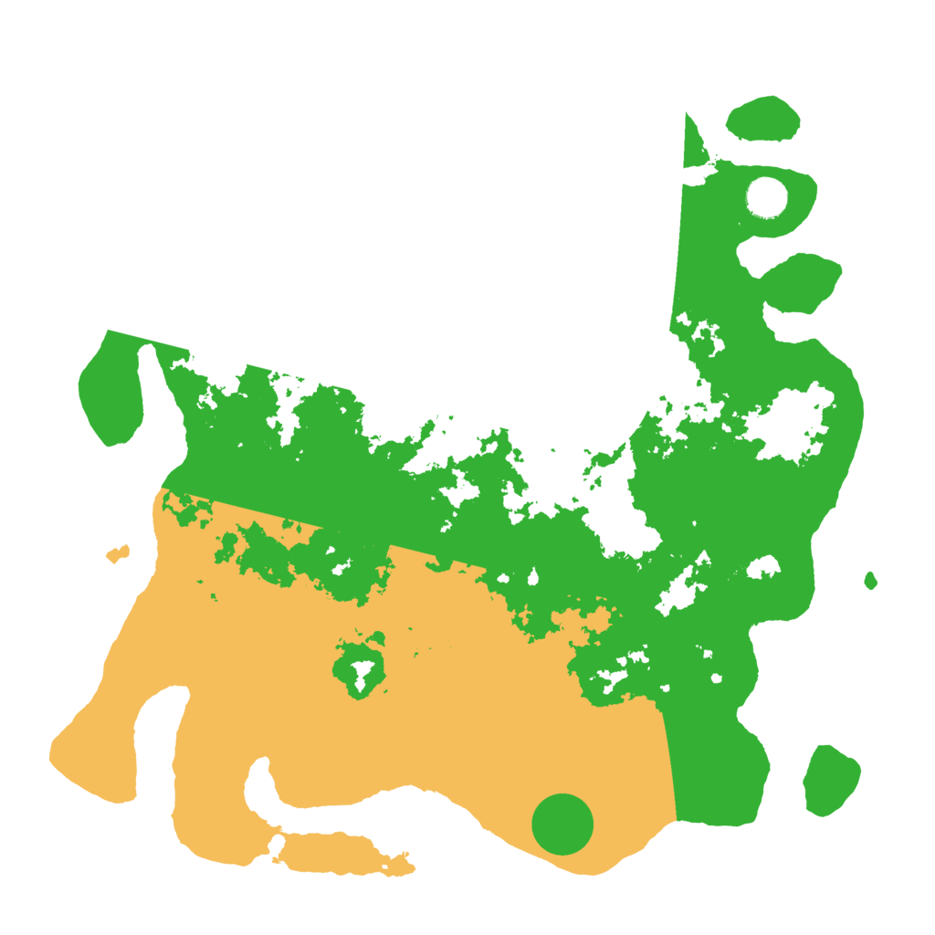 Biome Rust Map: Barren, Size: 4000, Seed: 868425