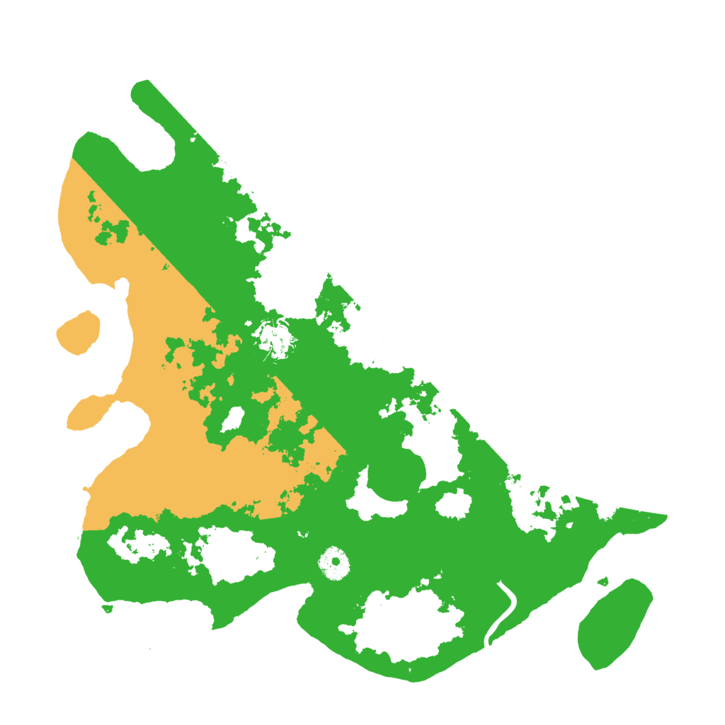 Biome Rust Map: Procedural Map, Size: 3500, Seed: 42307449