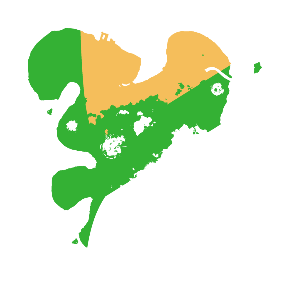 Biome Rust Map: Procedural Map, Size: 2500, Seed: 12649278