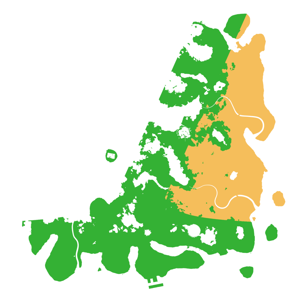 Biome Rust Map: Procedural Map, Size: 4200, Seed: 320