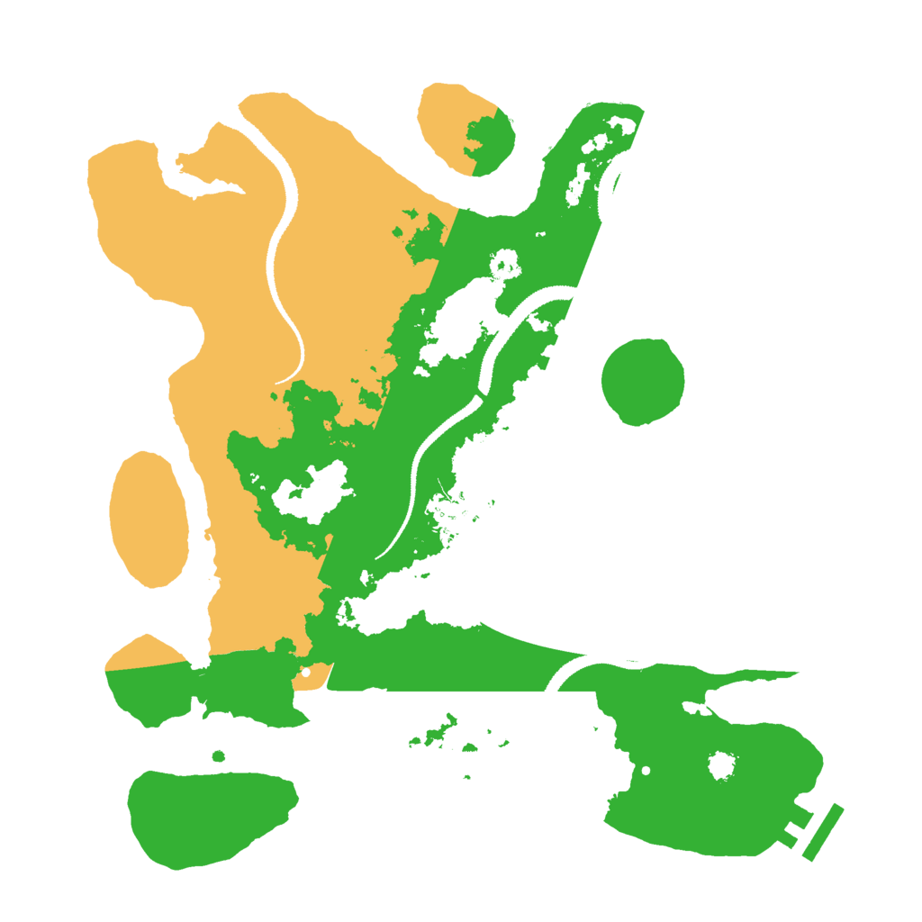 Biome Rust Map: Procedural Map, Size: 3000, Seed: 4861520