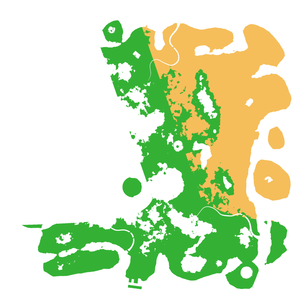 Biome Rust Map: Procedural Map, Size: 4500, Seed: 427709549