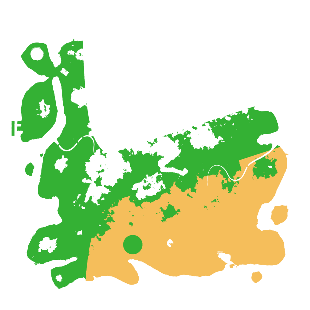 Biome Rust Map: Procedural Map, Size: 4250, Seed: 54577327