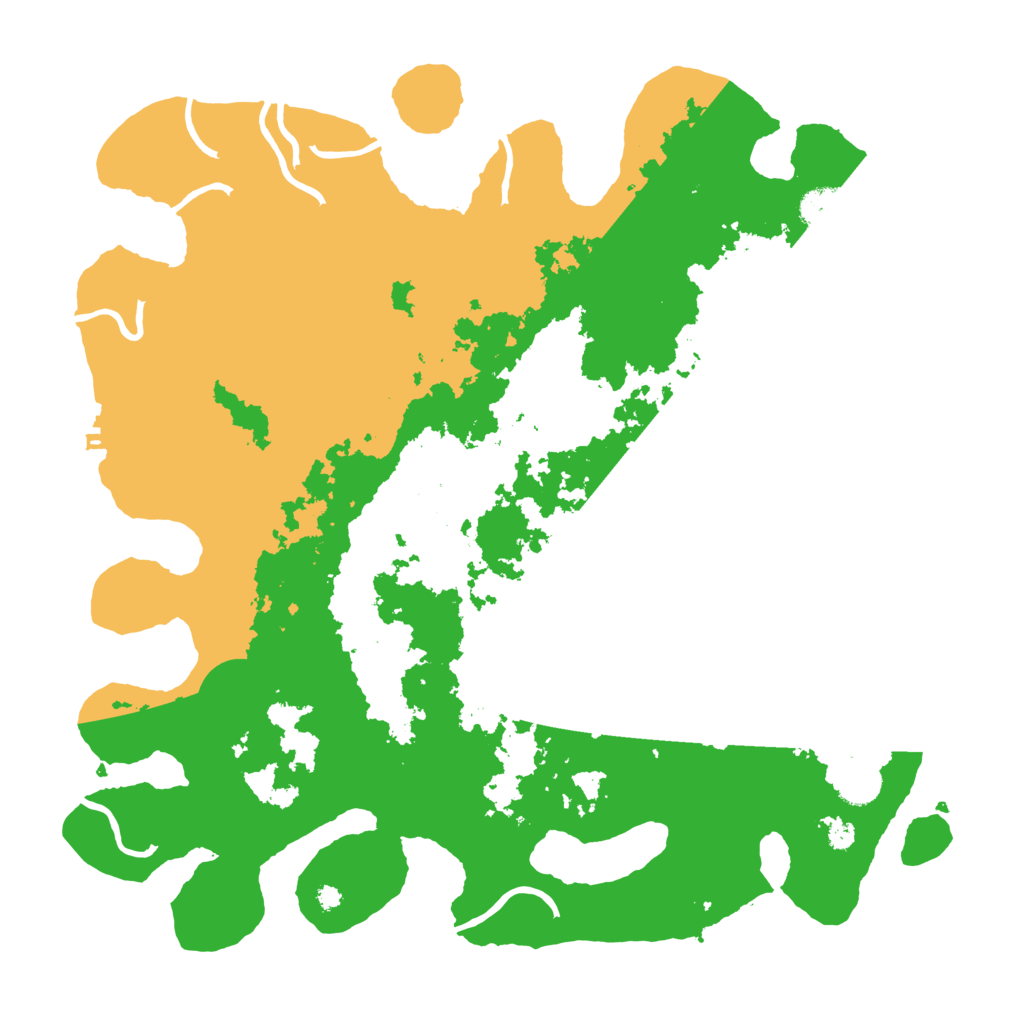 Biome Rust Map: Procedural Map, Size: 3950, Seed: 740846527