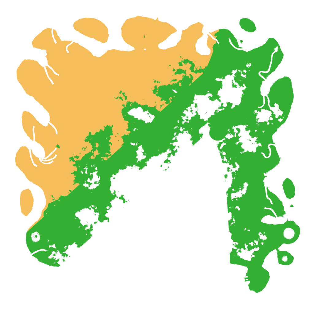 Biome Rust Map: Procedural Map, Size: 5000, Seed: 4796