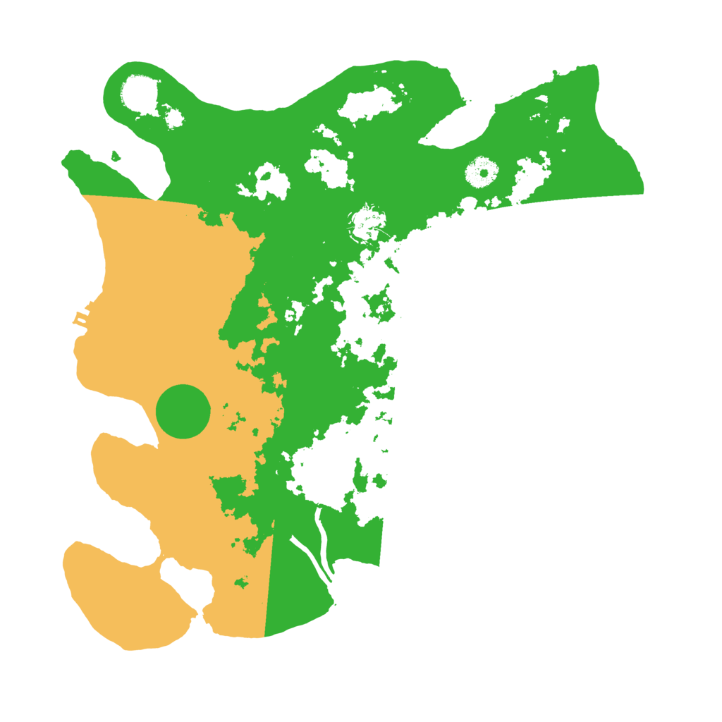 Biome Rust Map: Procedural Map, Size: 3500, Seed: 35266