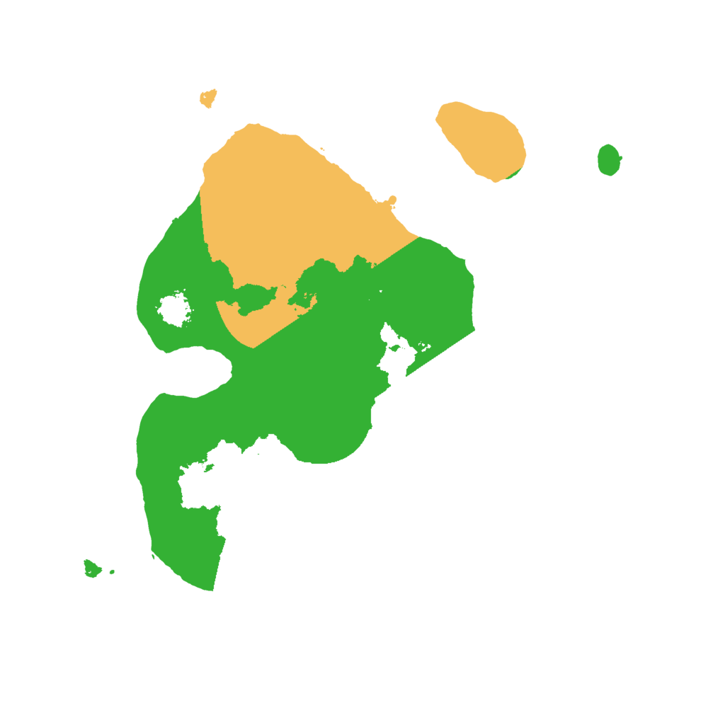 Biome Rust Map: Procedural Map, Size: 2000, Seed: 9235184