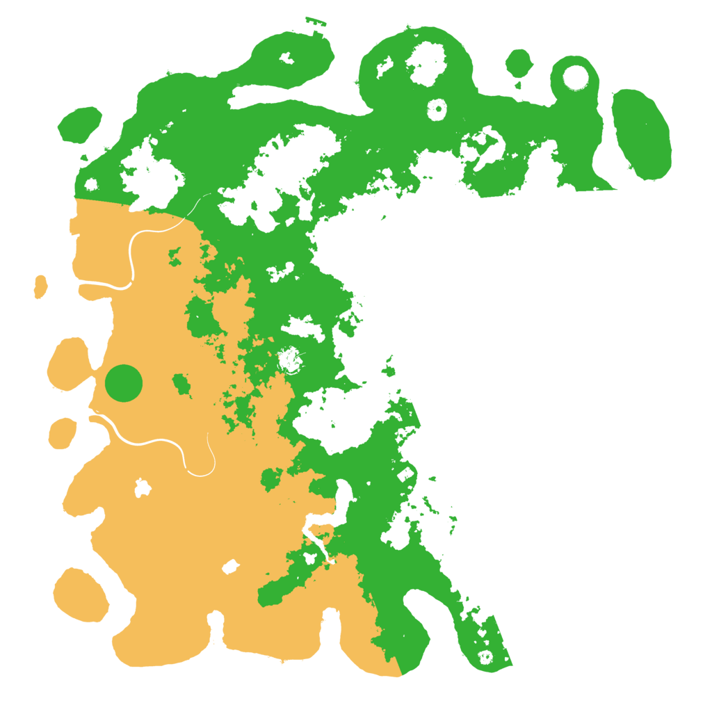 Biome Rust Map: Procedural Map, Size: 5000, Seed: 4750