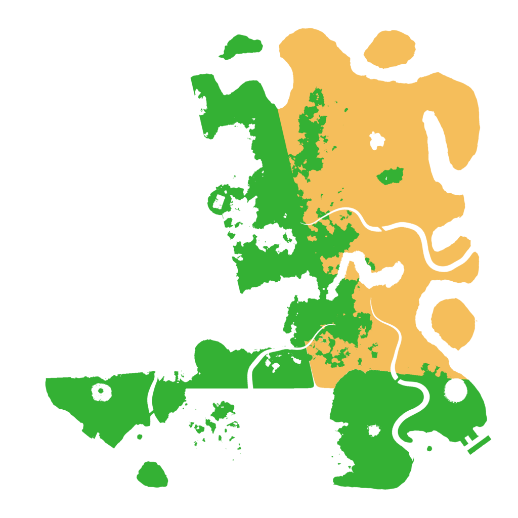 Biome Rust Map: Procedural Map, Size: 4000, Seed: 1143233760