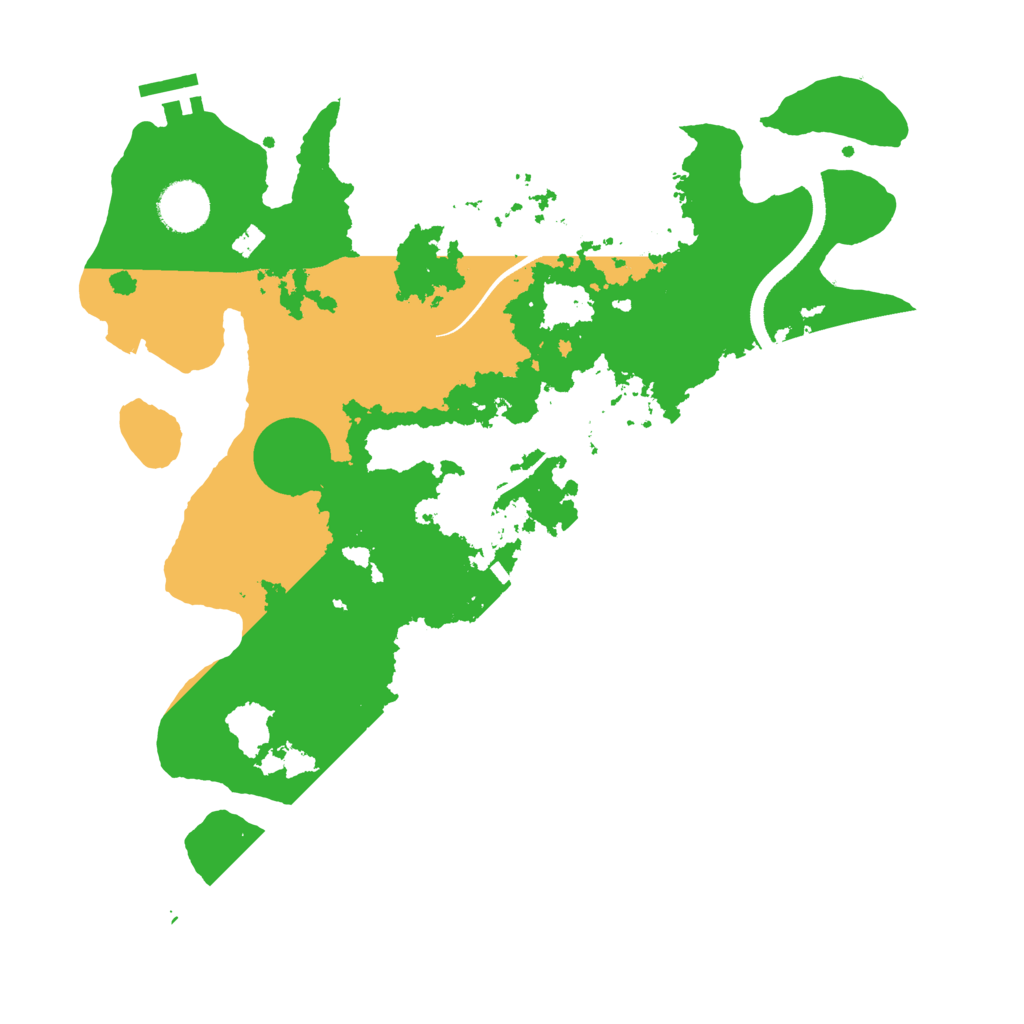 Biome Rust Map: Procedural Map, Size: 3500, Seed: 694201337