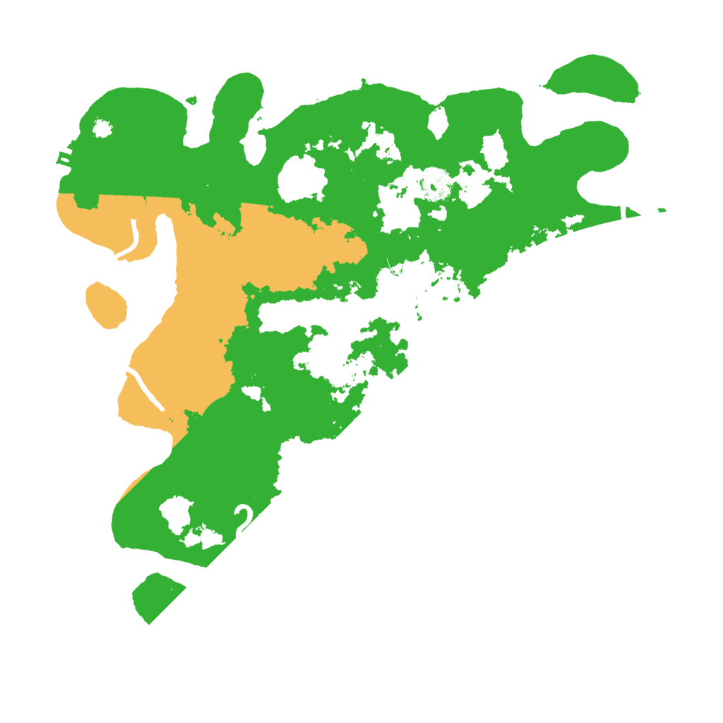 Biome Rust Map: Procedural Map, Size: 3500, Seed: 694201337