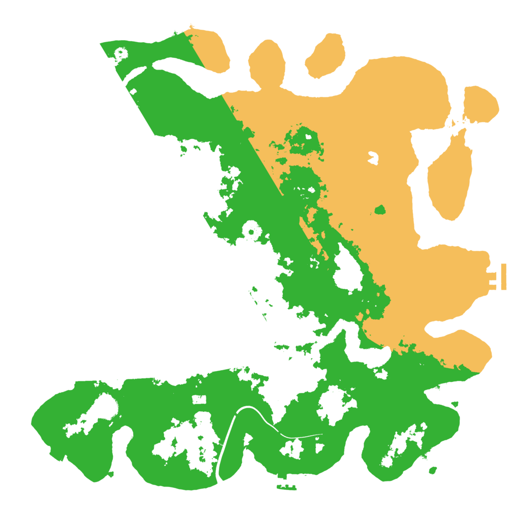 Biome Rust Map: Procedural Map, Size: 4000, Seed: 598807628